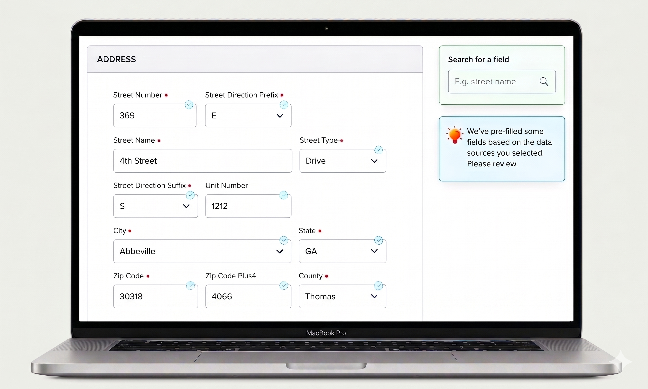 Listing Input application